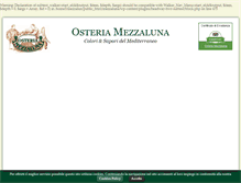 Tablet Screenshot of mezzaluna.it